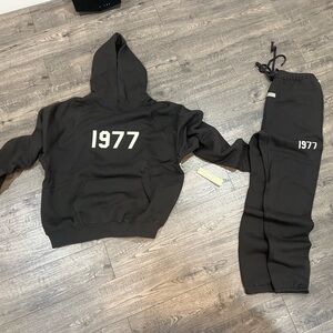 Essentials Charcoal Hoodie and Jogger Set